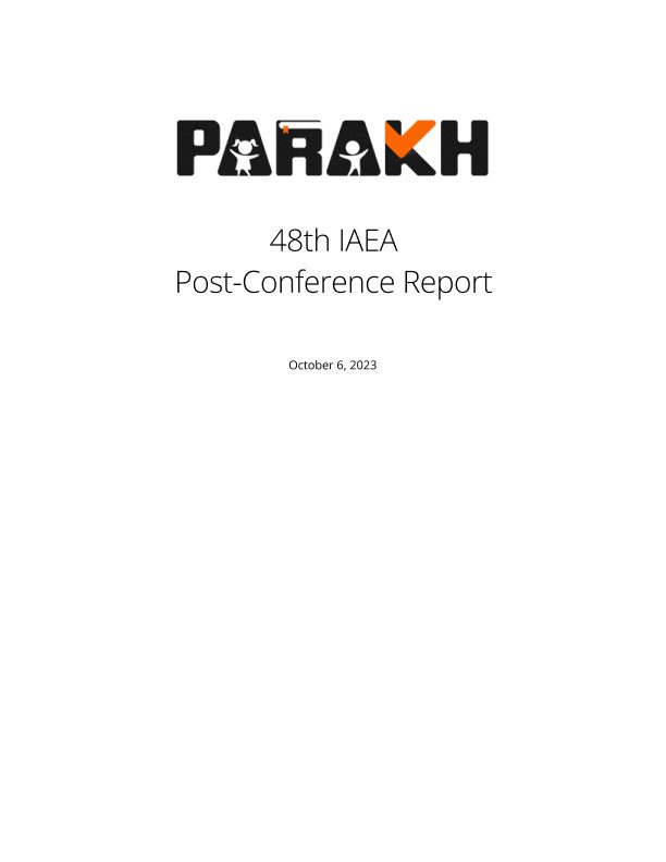 48th IAEA Post Conference Report